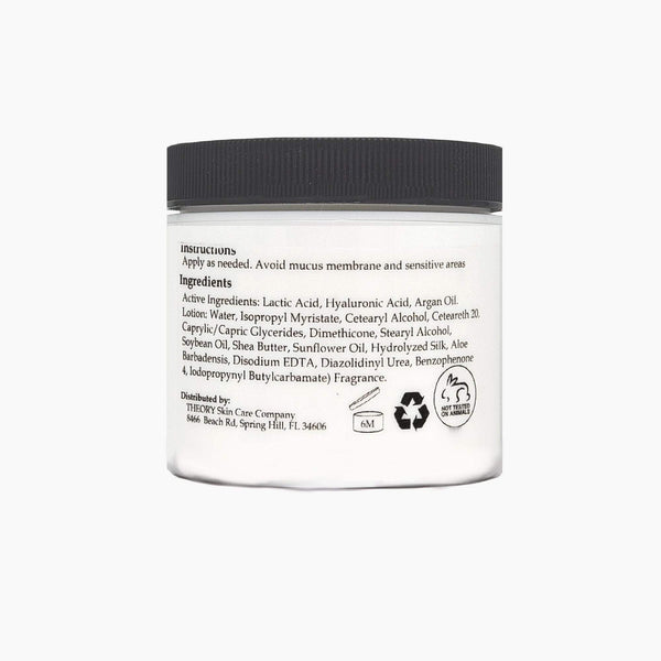 Moisture Renewal Lotion, Lactic Acid 15%, Hyaluronic Acid and Argan Oil Skin Softening Lotion, 4 oz